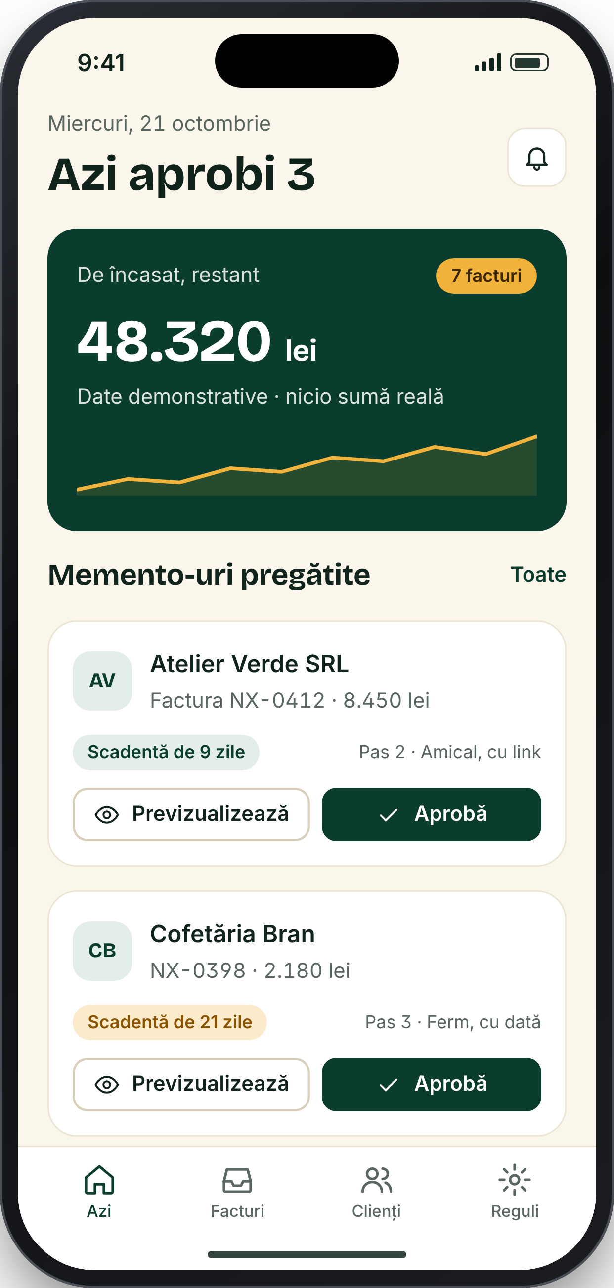 SCADENT, ecran: Coada de azi