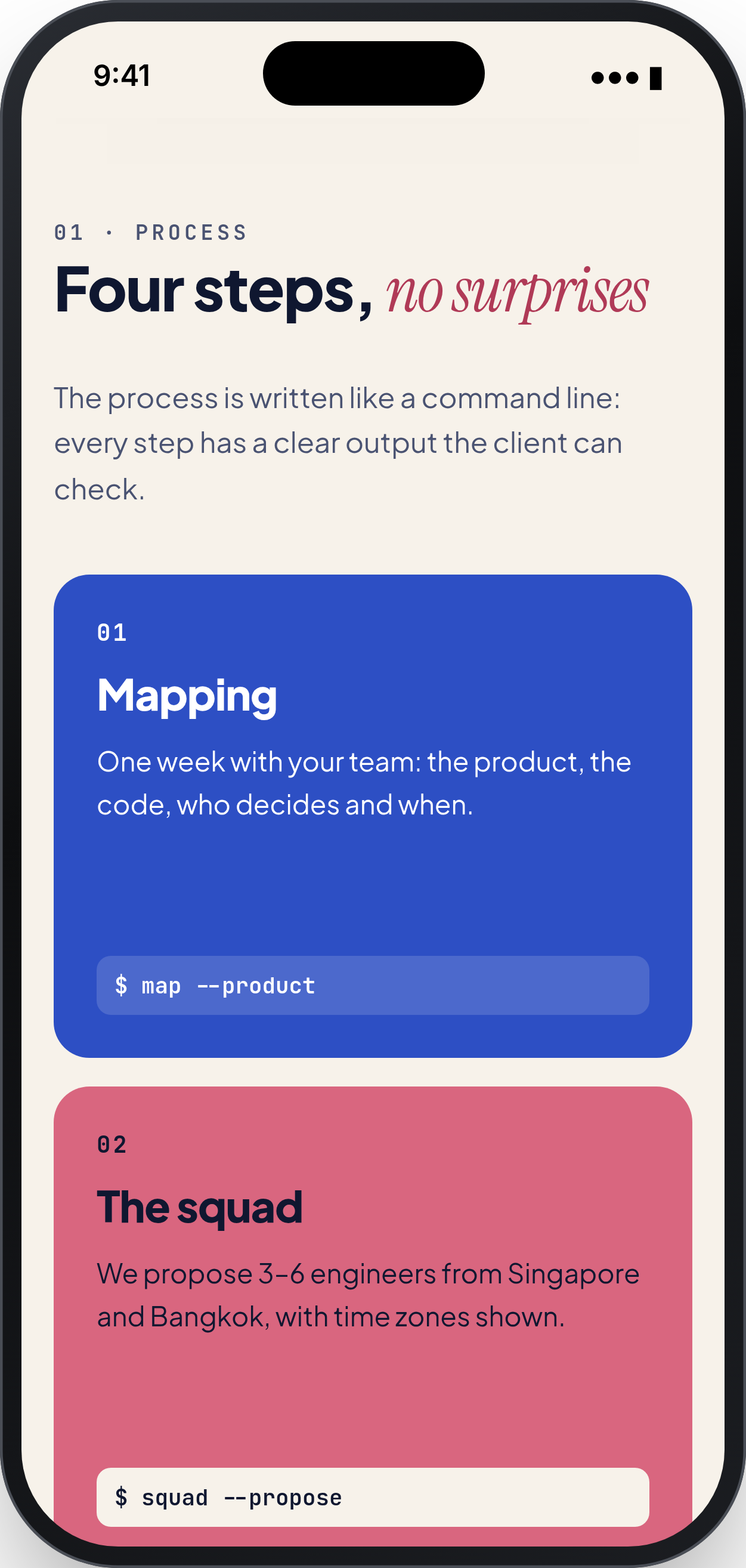 STRAITLINE: Process, phone