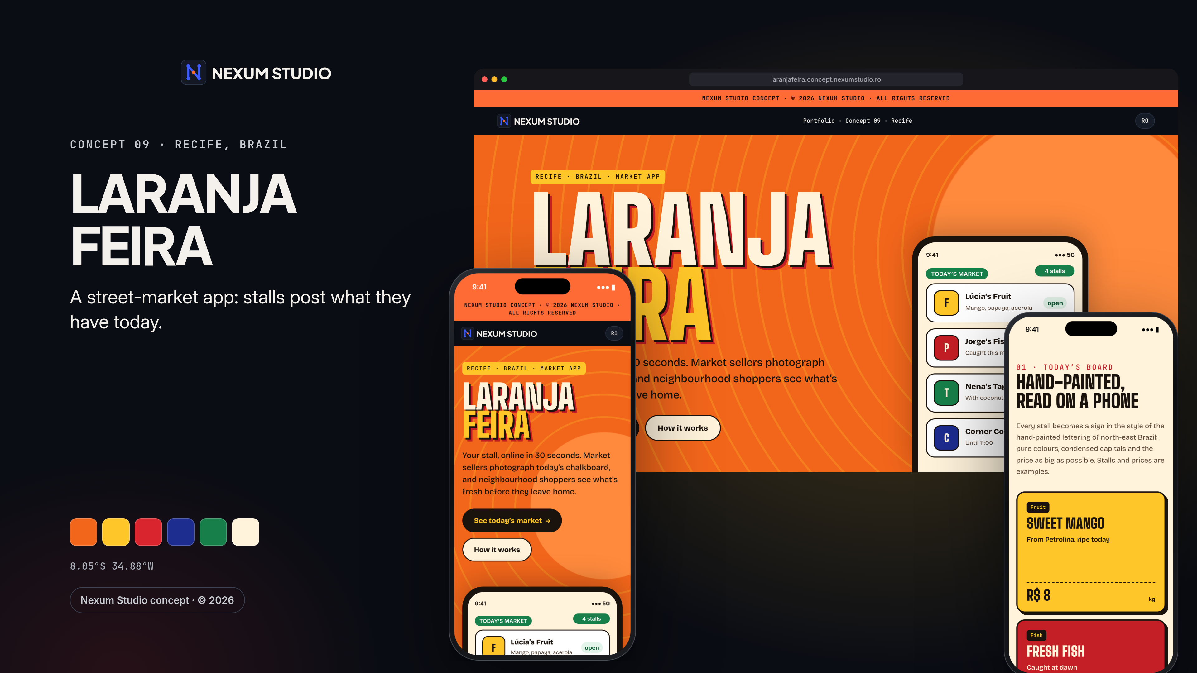 LARANJA FEIRA: hero image
