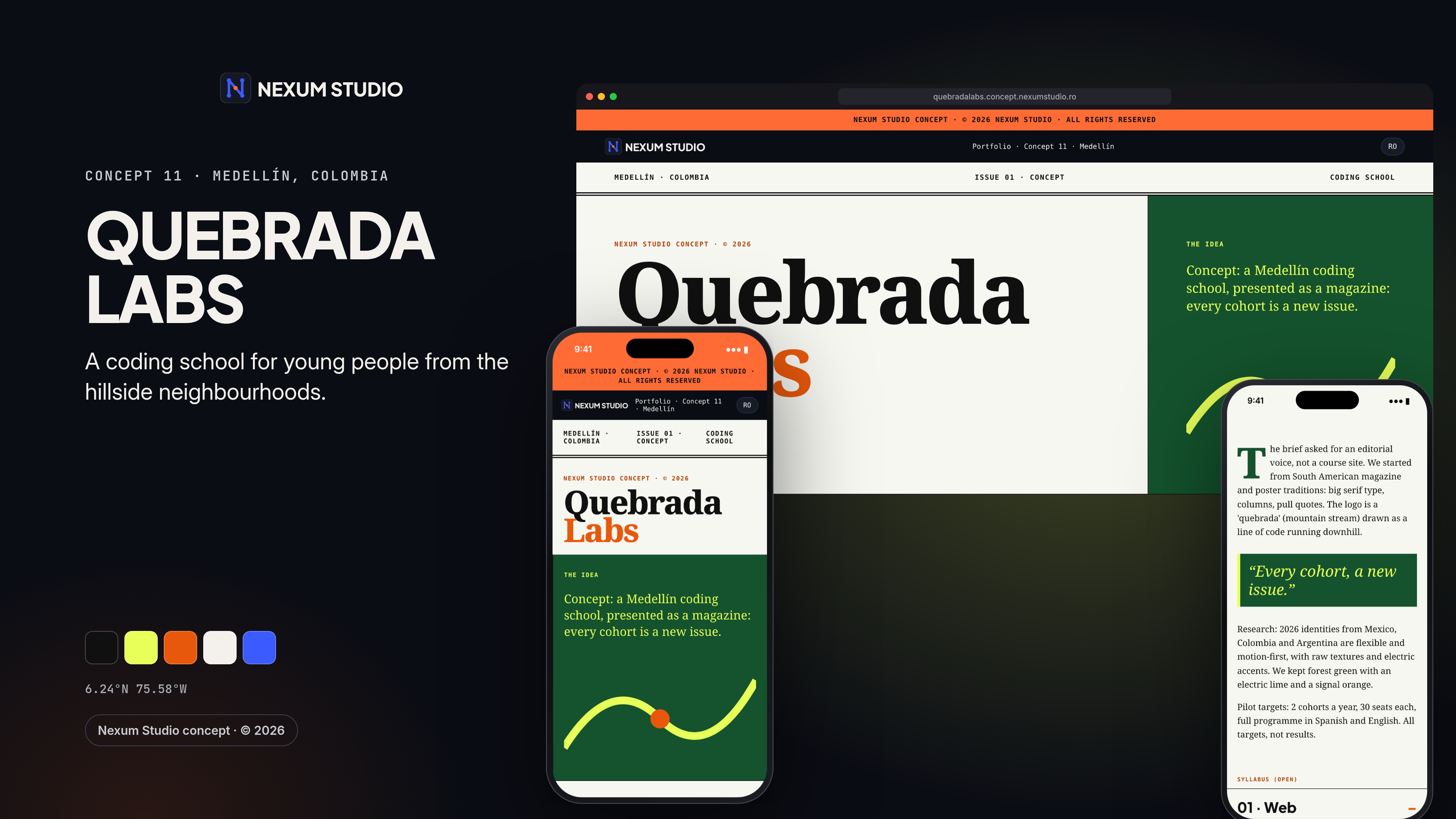 QUEBRADA LABS: hero image