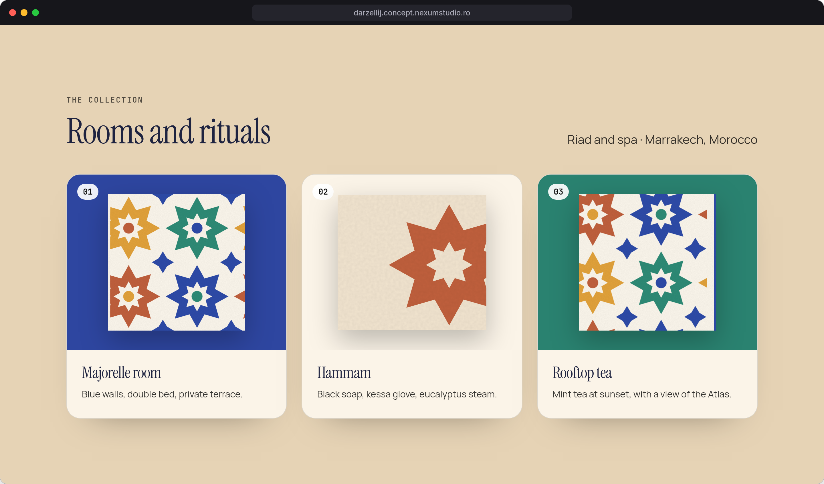 DAR ZELLIJ: The collection, desktop