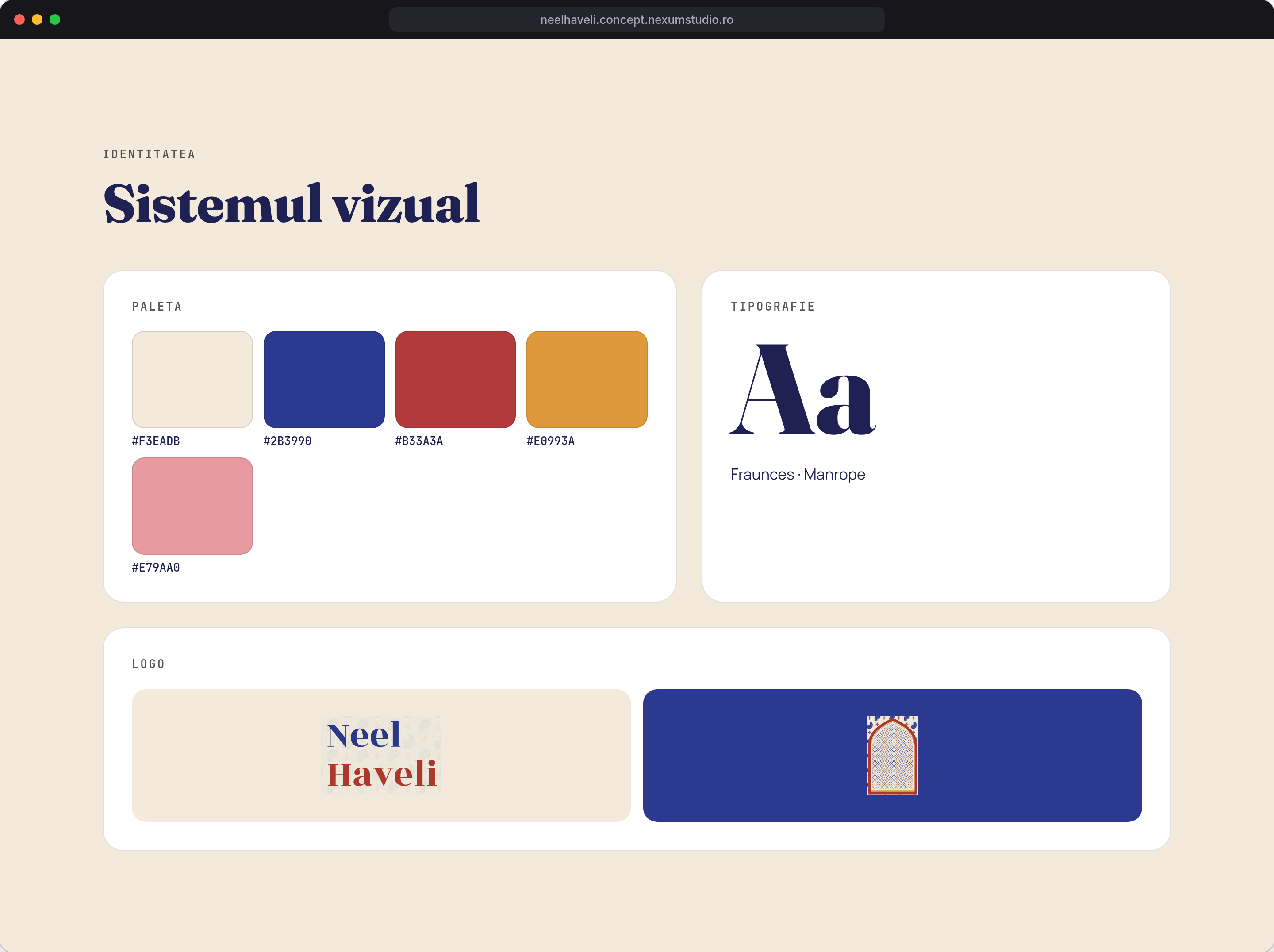 NEEL HAVELI: Identitatea, desktop
