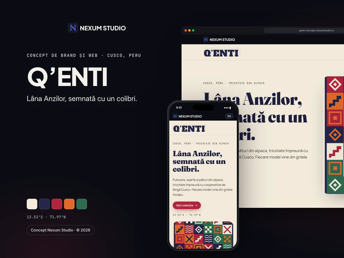 Planșa de brand Q’ENTI