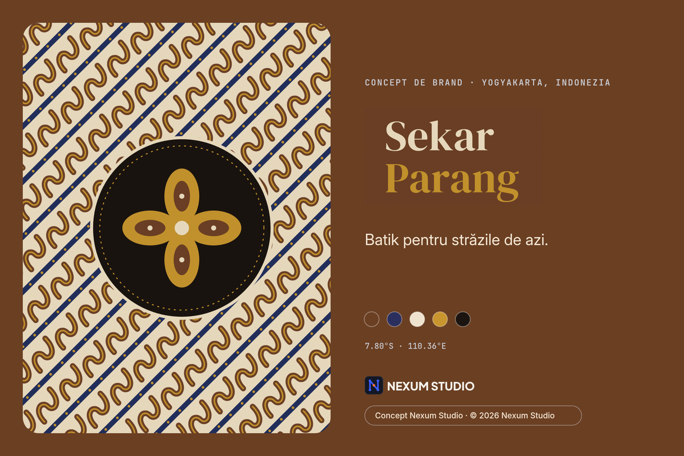 SEKAR PARANG: card de brand